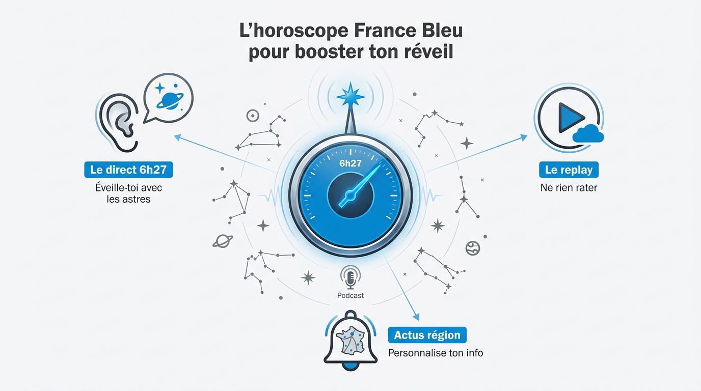 Réveil astral interactif pour l'horoscope France Bleu