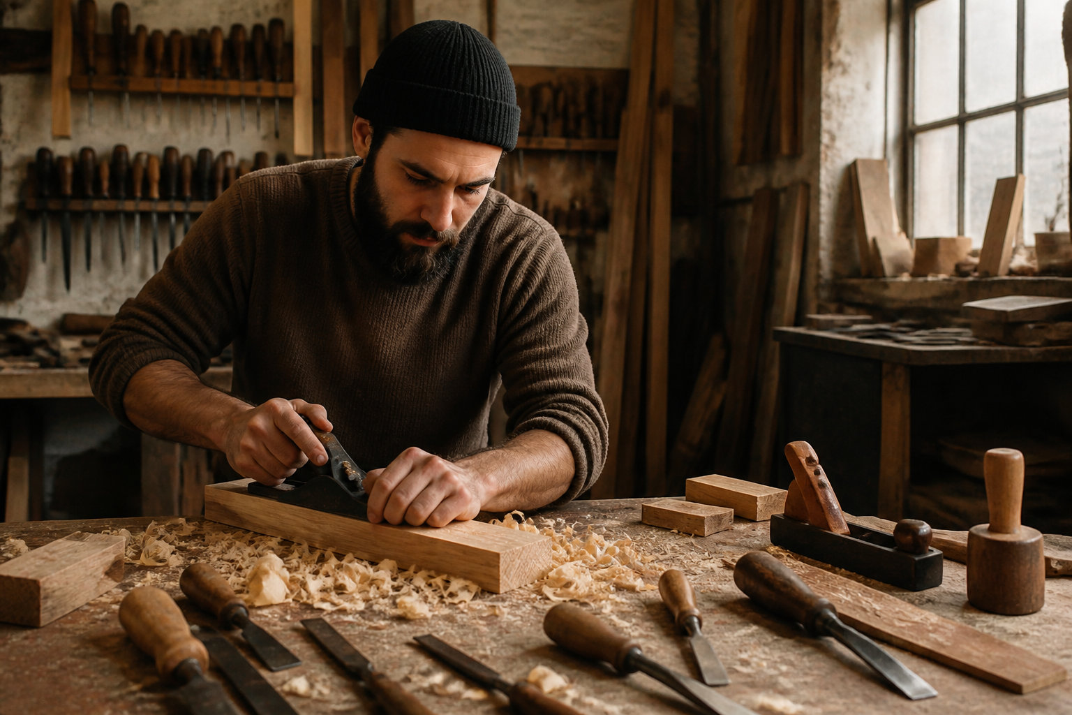 Au-delà de la carabine, le bois et la nature