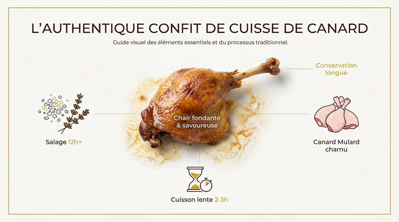 Cuisses de canard confites traditionnelles
