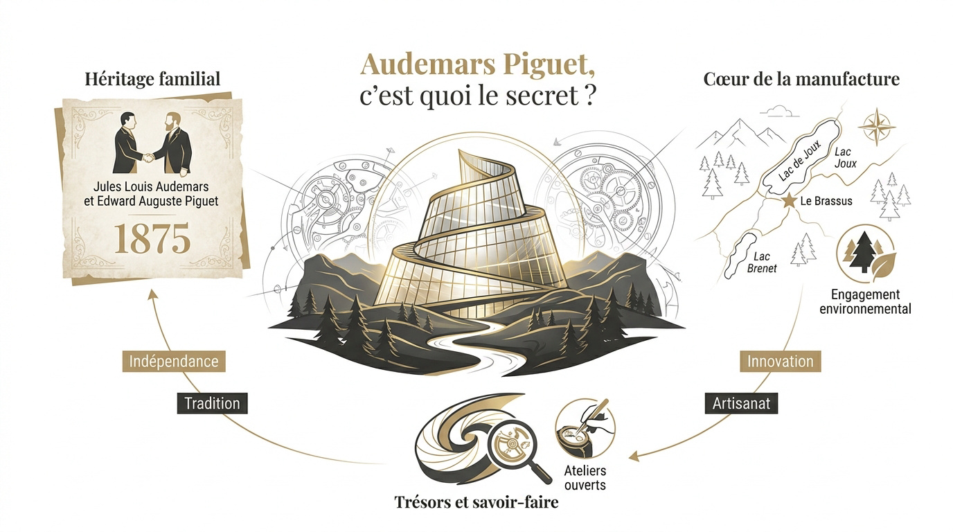 Musée Atelier Audemars Piguet en forme de spirale au Brassus