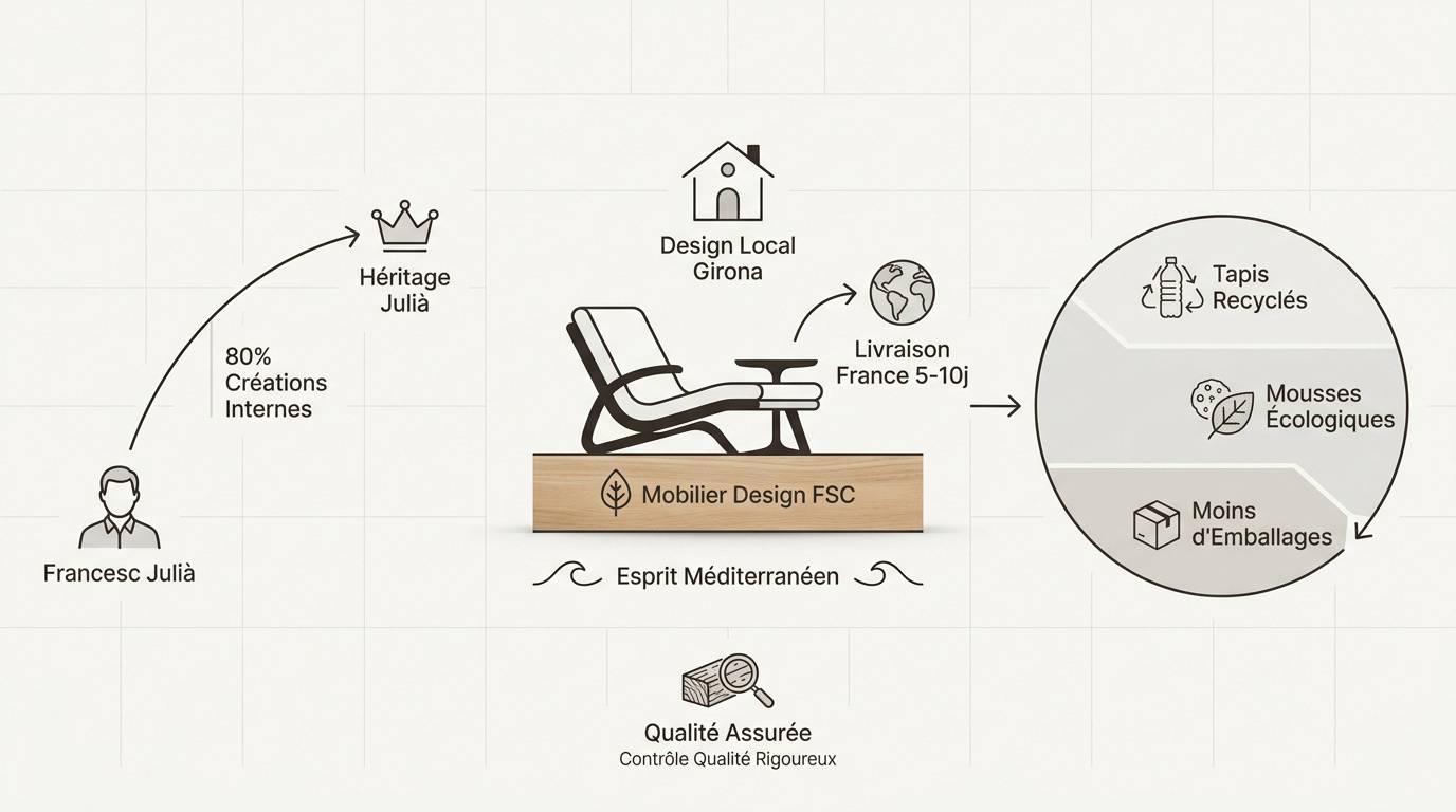 Mobilier design Kave Home au style méditerranéen et matériaux durables