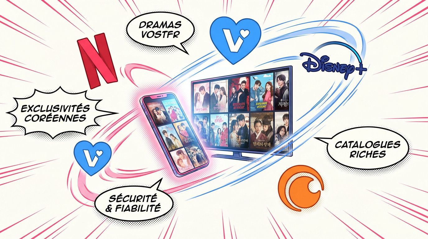 Comparatif des meilleures plateformes de streaming pour regarder des dramas légalement