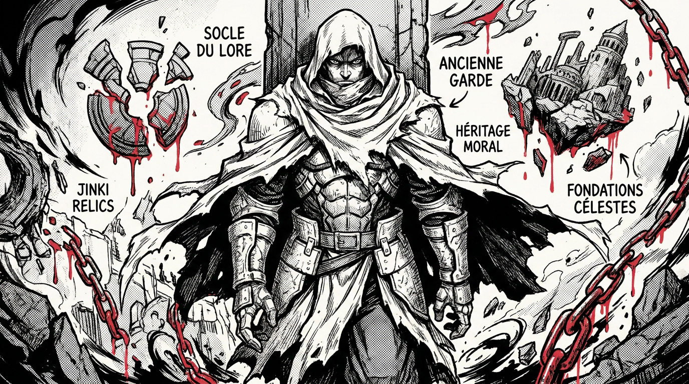 Illustration de Alto Surebrec, mentor charismatique et gardien du lore dans Gachiakuta