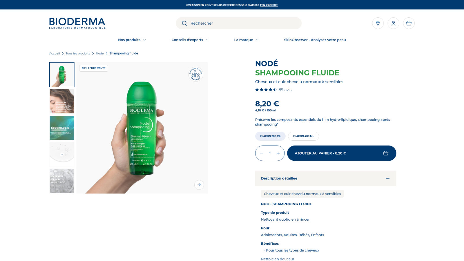 Bioderma Nodé : le classique de ta pharmacie