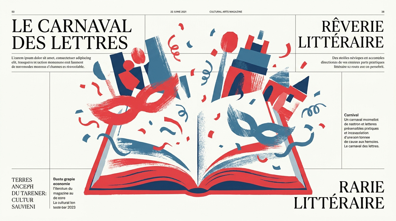 Char monumental du carnaval de Nantes illustrant le thème des livres avec des personnages de contes